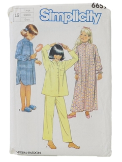 1980's Womens/Girls Pattern