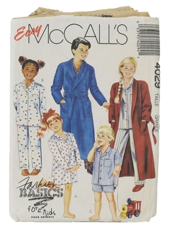 1980's Unisex/Childs Pattern