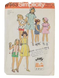 1970's Womens/Childs Pattern