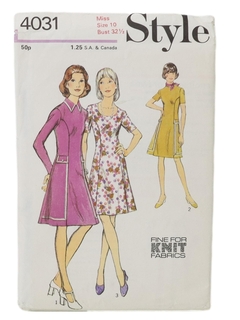 1970's Womens Style Pattern