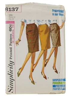 1960's Womens Pattern