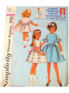 1960's Womens/Childs Pattern