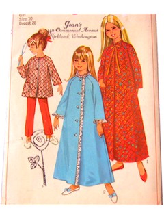 1960's Womens/Childs Pattern