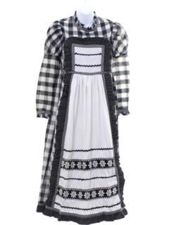 1970's Womens or Girls Hippie Prairie Dresses