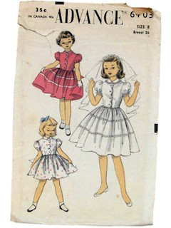 1950's Womens/Childs Pattern