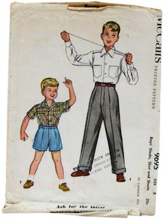 1950's Mens/Childs Pattern