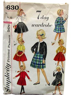 1960's Womens/Childs Pattern