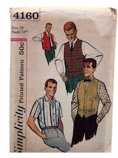 1960's Mens Pattern