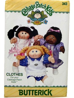 1980's Doll Pattern - Cabbage Patch Kids