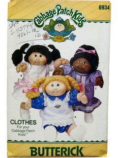 1980's Doll Pattern - Cabbage Patch Kids