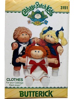 1980's Doll Pattern - Cabbage Patch Kids