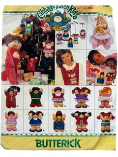 1980's Doll Pattern - Cabbage Patch Kids