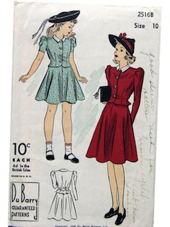 1940's Womens/Childs Pattern