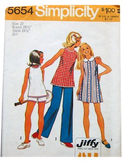 1970's Womens/Girls Pattern