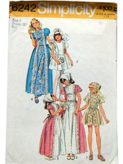 1970's Womens/Girls Pattern