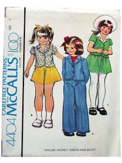 1970's Womens/Girls Pattern