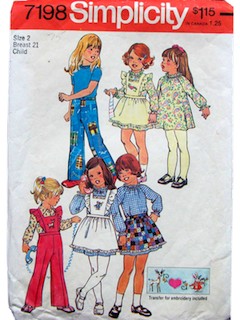 1970's Womens/Girls Pattern