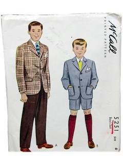 1940's Mens/Childs Pattern