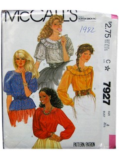 1980's Womens Pattern