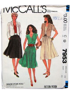 1980's Womens Pattern