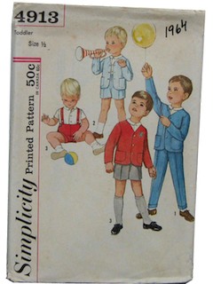 1960's Mens/Childs Pattern