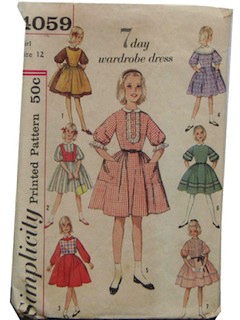 1960's Womens/Childs Pattern