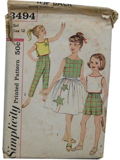 1960's Womens/Childs Pattern