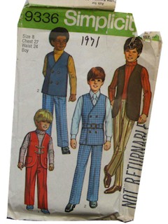 1970's Mens/Childs Pattern