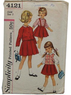 1960's Womens/Childs Pattern