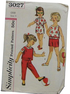 1960's Womens/Childs Pattern