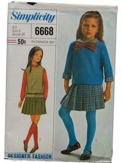 1960's Womens/Childs Pattern