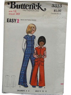 1970's Mens/Childs Pattern