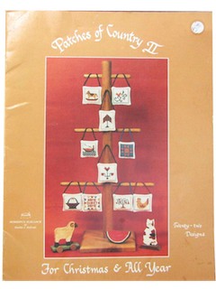 1980's Cross Stitch Pattern Book