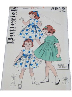 1960's Womens/Childs Pattern