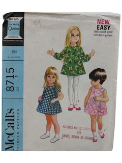 1960's Womens/Childs Sewing Pattern