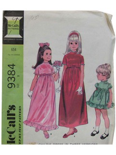 1960's Womens/Childs Sewing Pattern