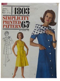 1960's Womens Sewing Pattern