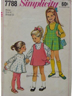 1960's Womens/Childs Sewing Pattern