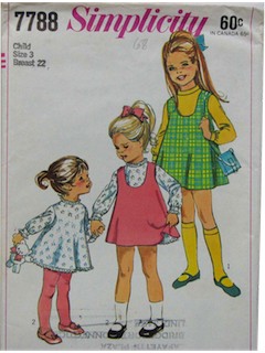 1960's Womens/Childs Sewing Pattern