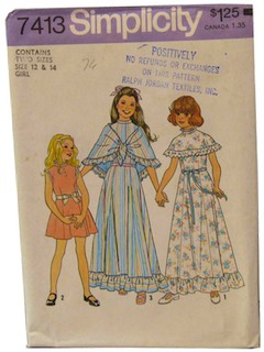 1970's Womens/Child Pattern