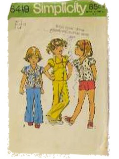 1970's Womens/Childs Pattern