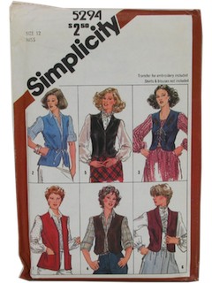 1980's Womens Pattern