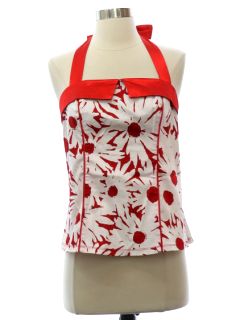1960's Womens Halter Shirt