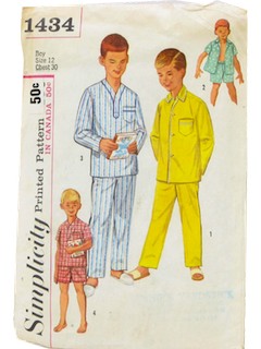 1950's Mens/Childs Shirt Pattern