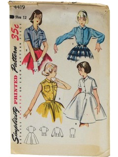 1950's Womens/Childs Pattern