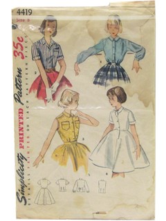 1950's Womens/Childs Pattern