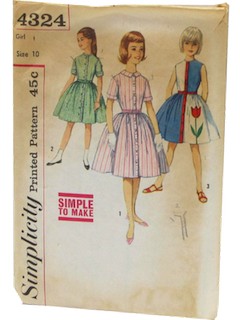 1960's Womens/Childs Pattern