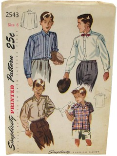 1940's Mens/Boys Pattern