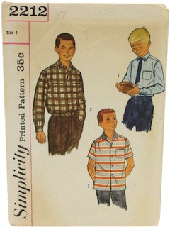 1950's Mens/Boys Pattern