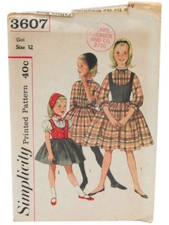 1950's Womens/Childs Pattern